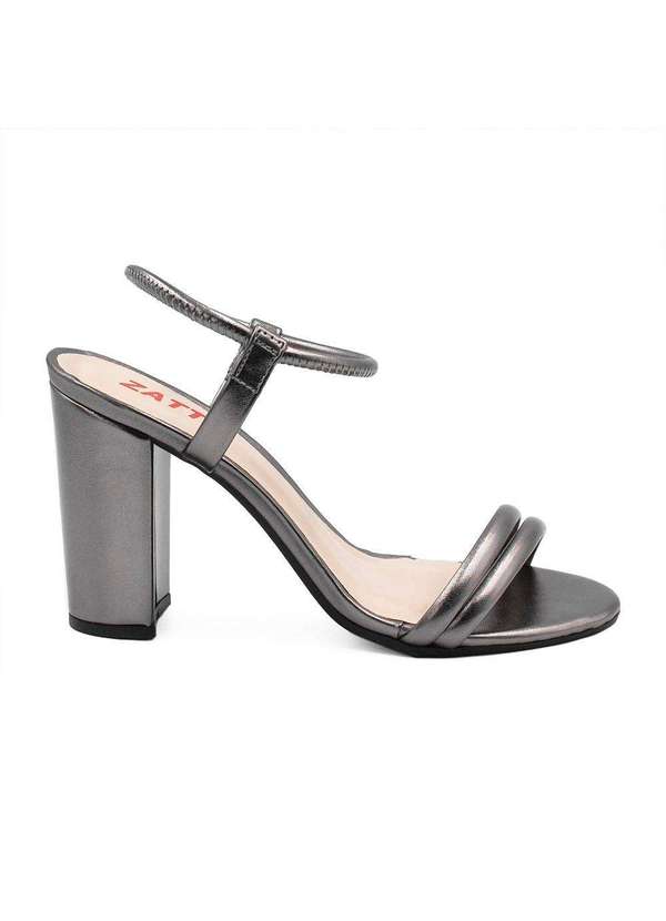 Zatta Calcados - Sandalia Zatta Tubinho Greice Cinza 2