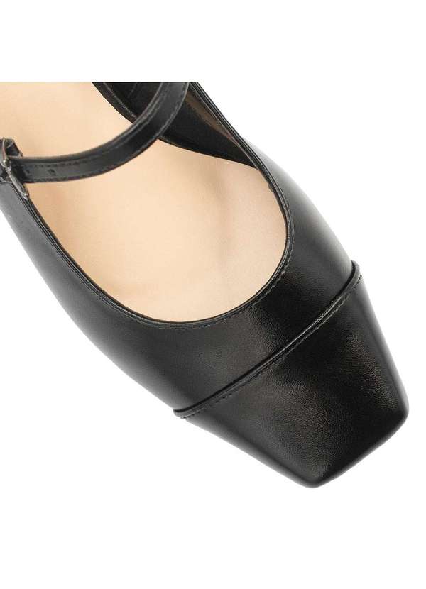 Zatta Calcados - Sapato Zatta Retro Slimback  Emilia Preto 4