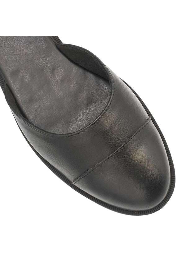 Zatta Calcados - Sapato em Couro com Bico Fechado Florisbela Preto 3