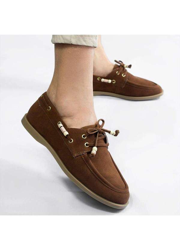 Zatta Calcados - Mocassim Camurca Amara Marrom 3