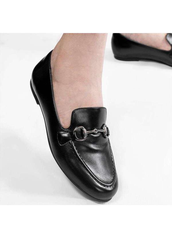 Zatta Calcados - Mocassim Fivela Evelyn Preto 4