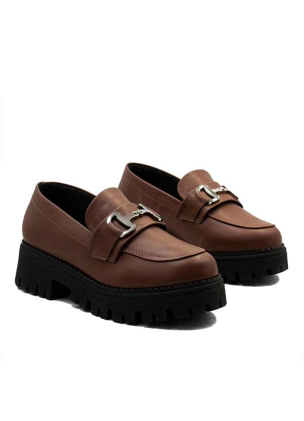 Zatta Calcados - Mocassim Tratorado Sola Alta Amelia Marrom 4