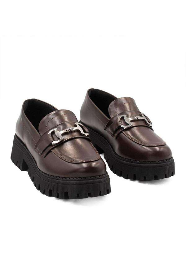 Zatta Calcados - Mocassim Tratorado Sola Alta Amelia Marrom 5