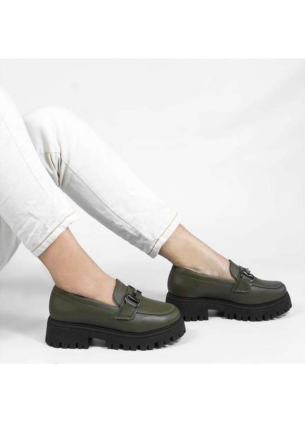 Zatta Calcados - Mocassim Zatta Sola Alta Amelia Verde 5