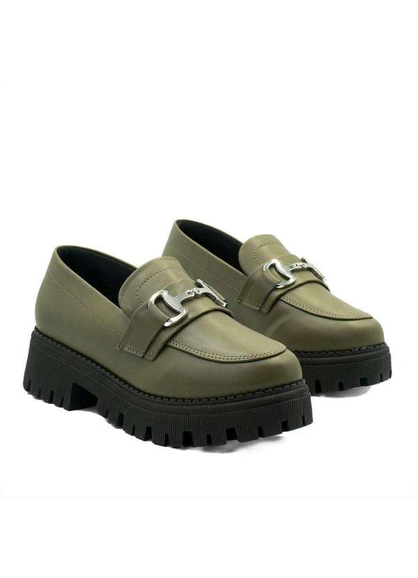 Zatta Calcados - Mocassim Zatta Sola Alta Amelia Verde 6