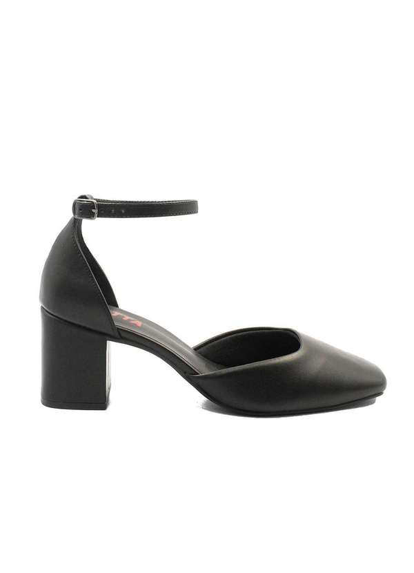 Zatta Calcados - Sapato Retro Salto Bloco Romana Preto 2