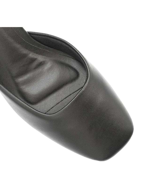 Zatta Calcados - Sapato Retro Salto Bloco Romana Preto 5