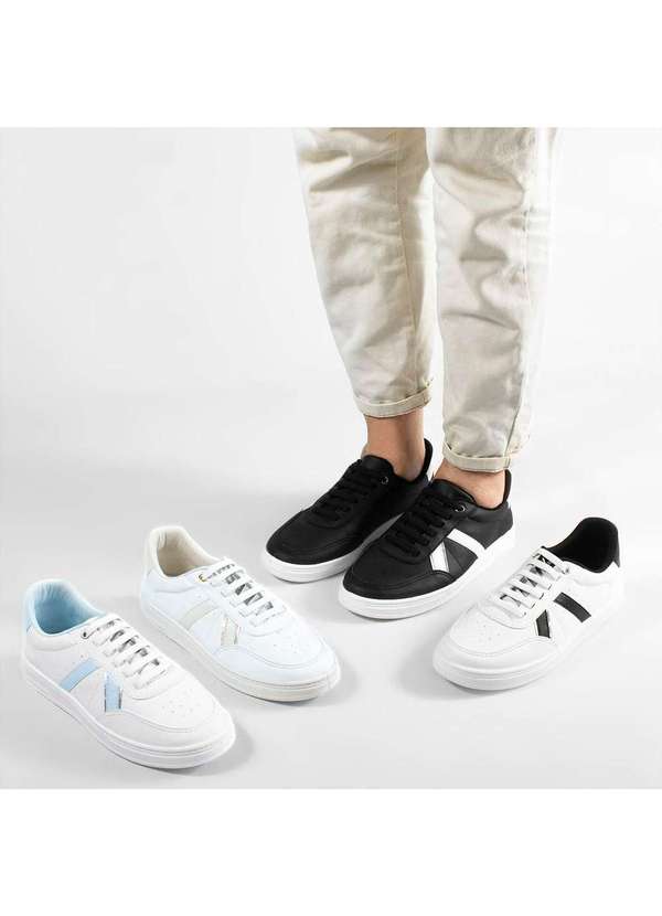 Zatta Calcados - Tenis Baixo Cadarco Michele Azul 8