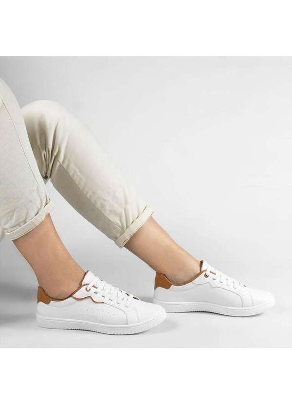Zatta Calcados - Tenis Casual Cadarco Lucia Branco