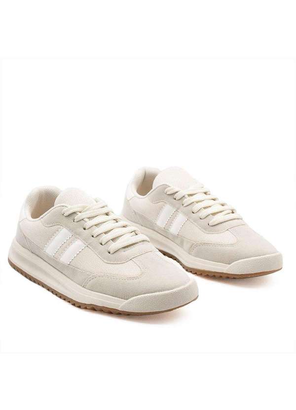 Zatta Calcados - Tenis Casual Zatta com Listras Laterais Kefera Branco 3