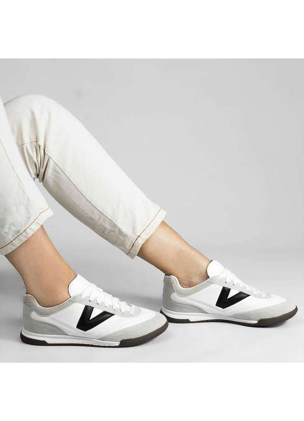 Zatta Calcados - Tenis Detalhe Lateral V Vera Branco