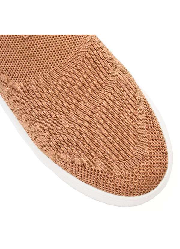 Zatta Calcados - Tenis Knite Flatform Ivete Bege 4