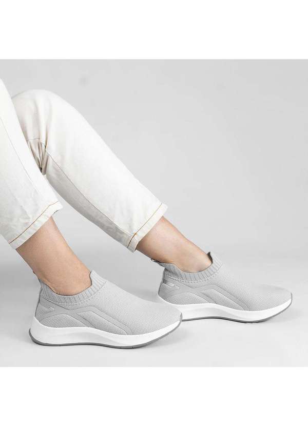 Zatta Calcados - Tenis Knite Liso Liz Cinza 5