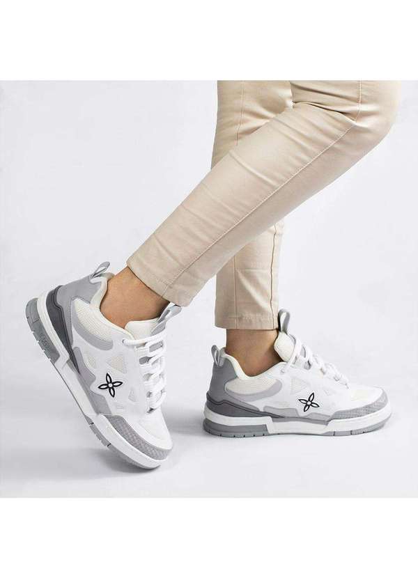 Zatta Calcados - Tenis Sk Casual Vitoria Cinza