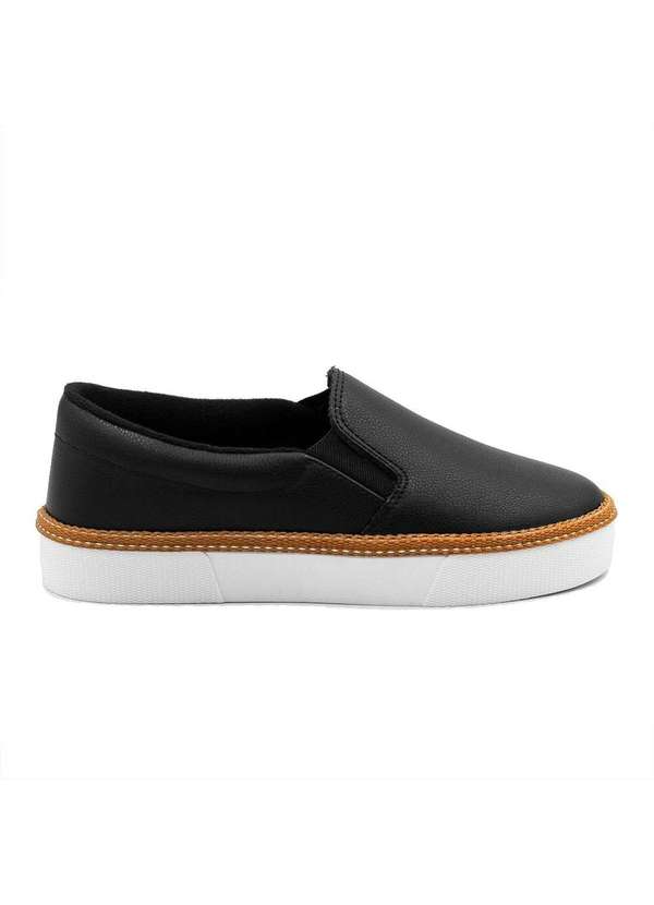 Zatta Calcados - Tenis Slip-On Casual Sirley Preto 2