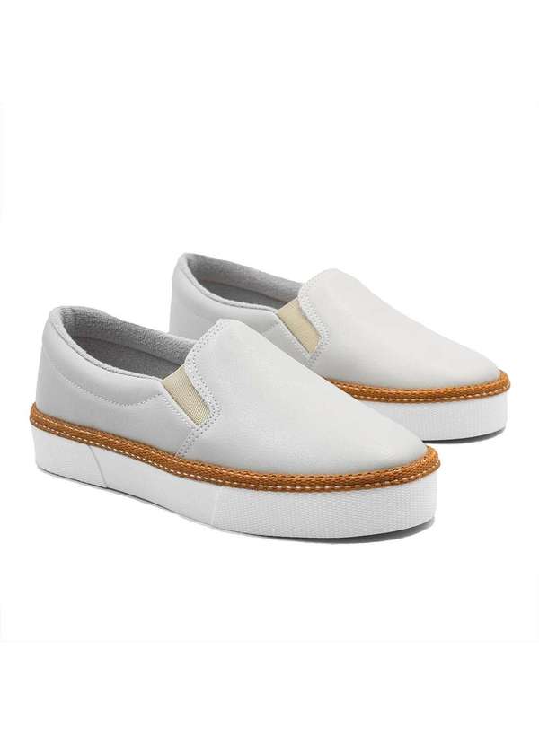 Zatta Calcados - Tenis Slip-On Casual Sirley Cinza 4