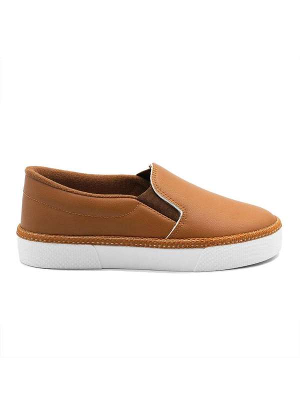 Zatta Calcados - Tenis Slip-On Casual Sirley Marrom 2