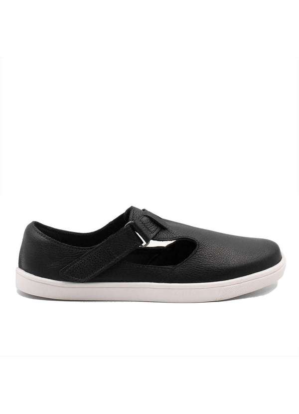Zatta Calcados - Tenis Slip-On Couro Ajuste Kimberly Preto 2