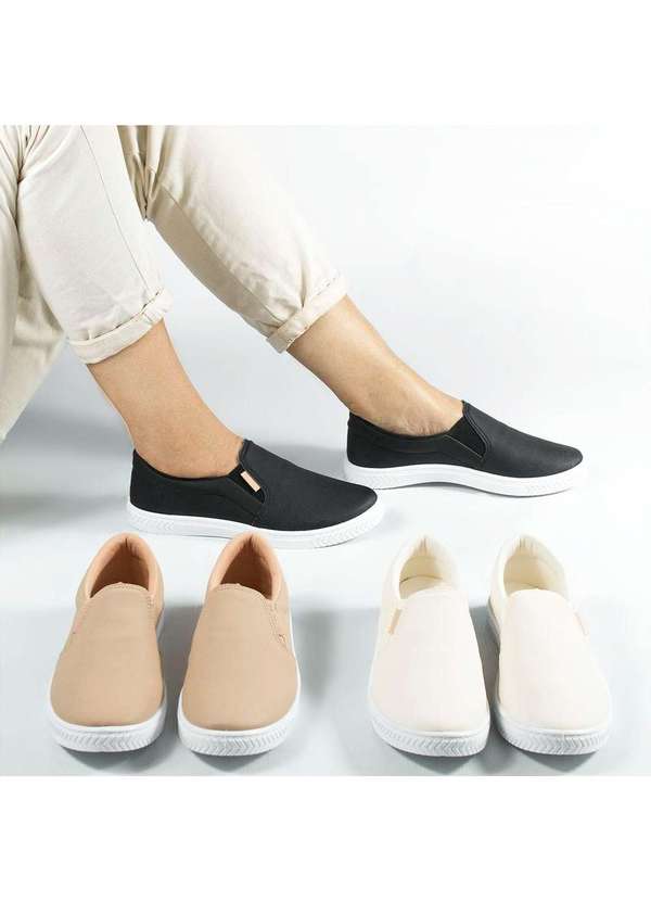 Zatta Calcados - Tenis Slip-On Lezard Lavinia Preto 6