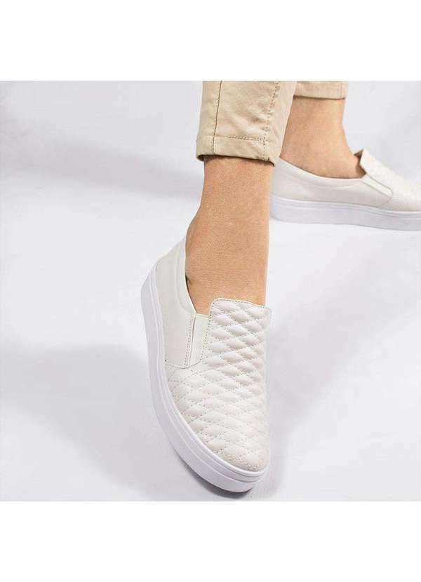Zatta Calcados - Tenis Slip-On Zatta Matelasse Paula Branco 3