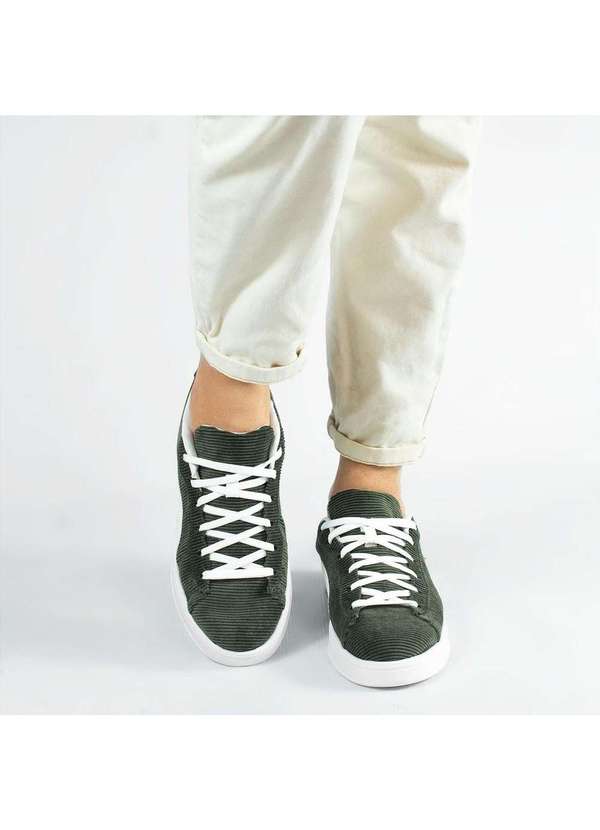 Zatta Calcados - Tenis Texturizado Leona Verde 3