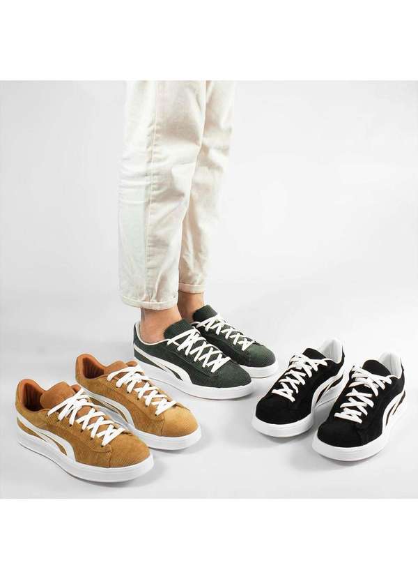 Zatta Calcados - Tenis Texturizado Leona Verde 7