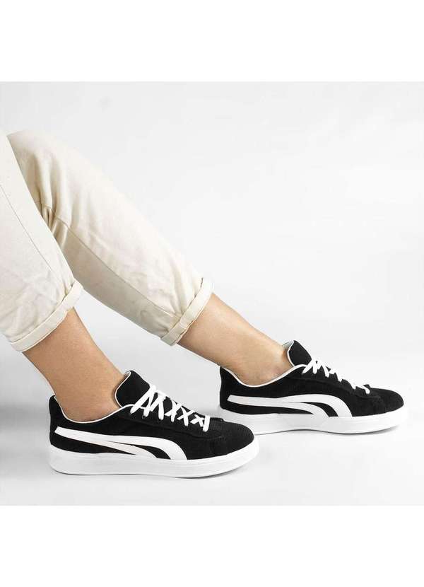 Zatta Calcados - Tenis Texturizado Leona Preto