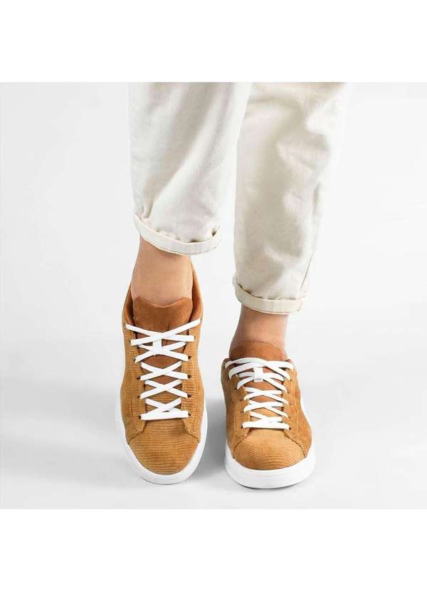 Zatta Calcados - Tenis Texturizado Leona Marrom 3