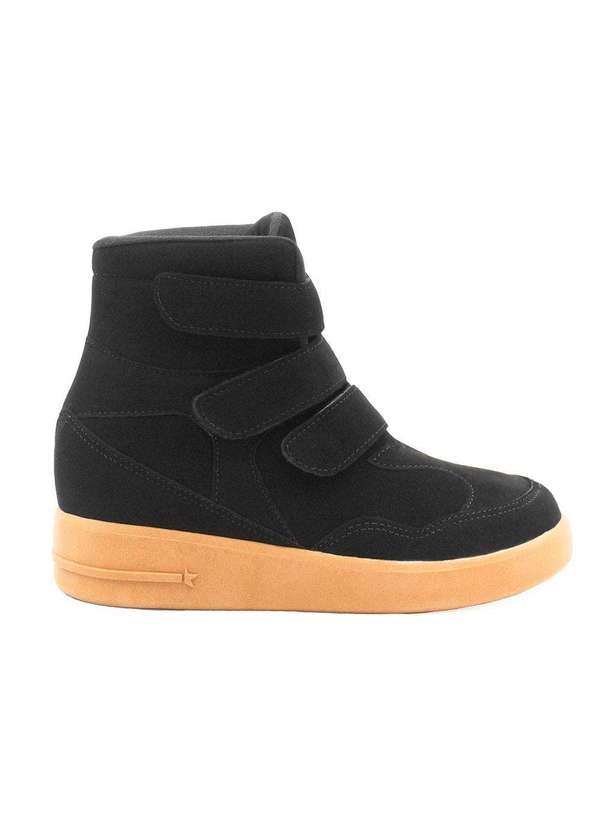 Zatta Calcados - Tenis Zatta  Cano Alto Sneaker Karen Preto 2