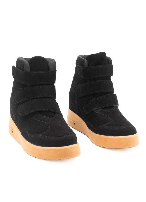 Zatta Calcados - Tenis Zatta  Cano Alto Sneaker Karen Preto 4