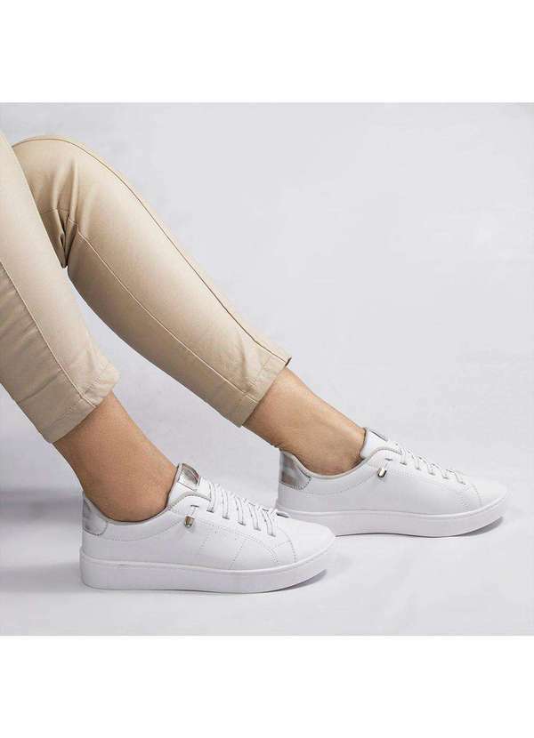 Zatta Calcados - Tenis Zatta Casual Brilho Carlota Cinza