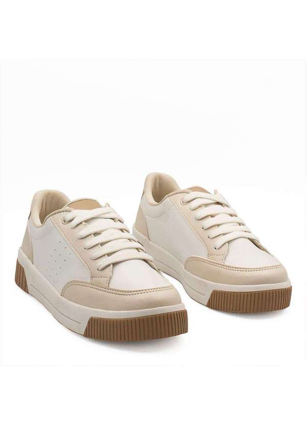 Zatta Calcados - Tenis Zatta Casual Cadarco Bicolor Lamys Branco 3