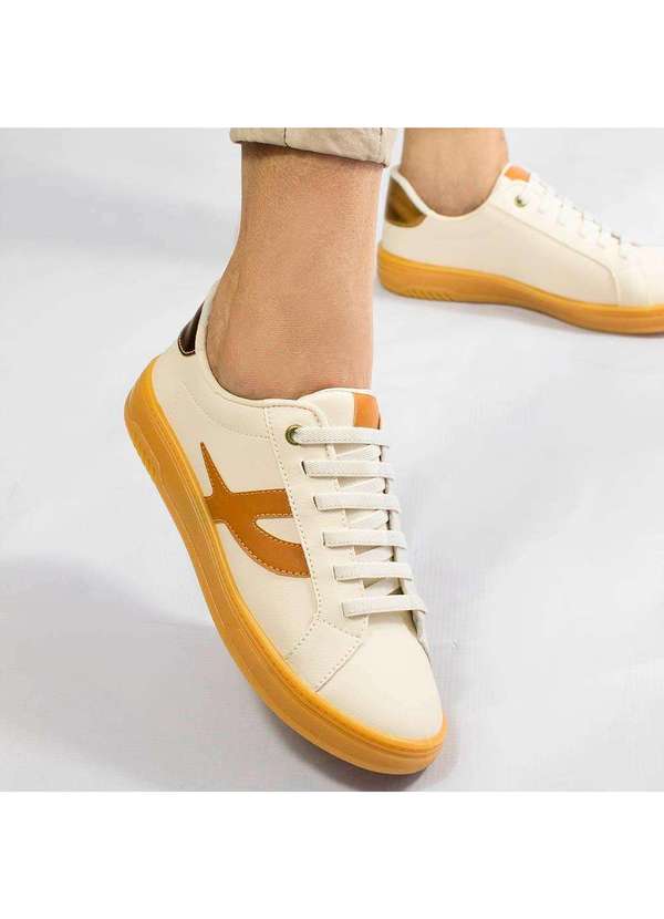 Zatta Calcados - Tenis Zatta Casual Cadarco Julieta Bege 3