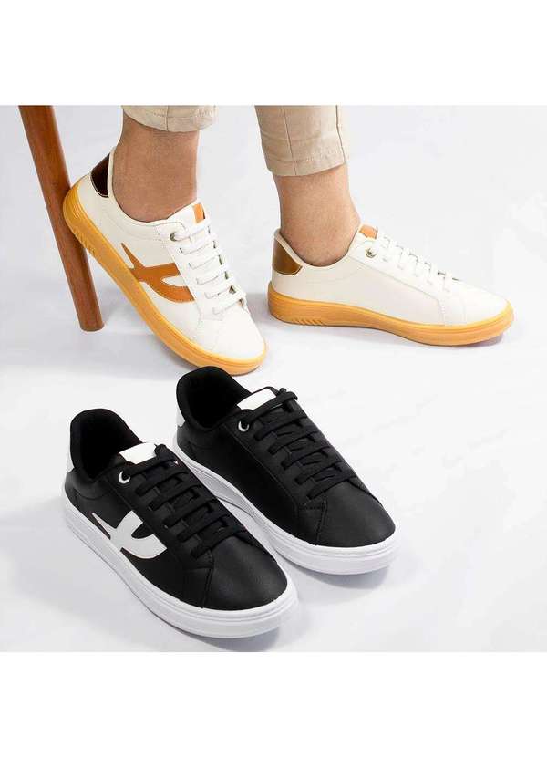 Zatta Calcados - Tenis Zatta Casual Cadarco Julieta Bege 7