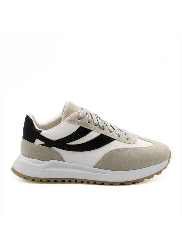 Zatta Calcados - Tenis Zatta Casual Flatform Cadarco Madu Branco 2