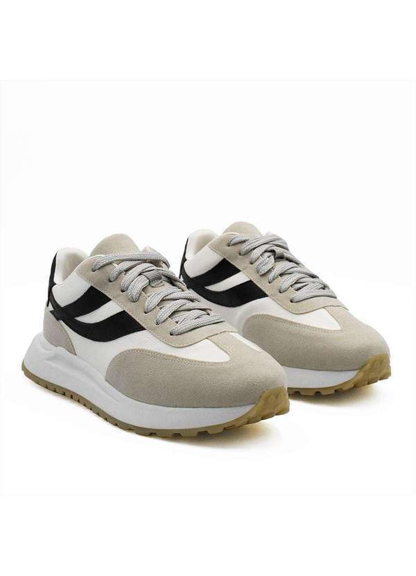 Zatta Calcados - Tenis Zatta Casual Flatform Cadarco Madu Branco 4