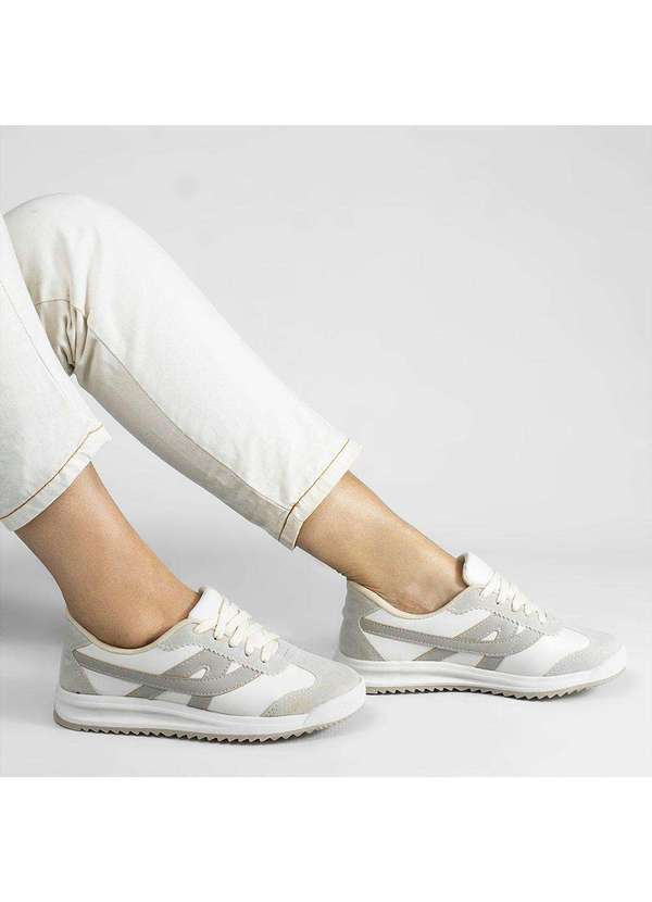 Zatta Calcados - Tenis Zatta Casual Tabata Bege