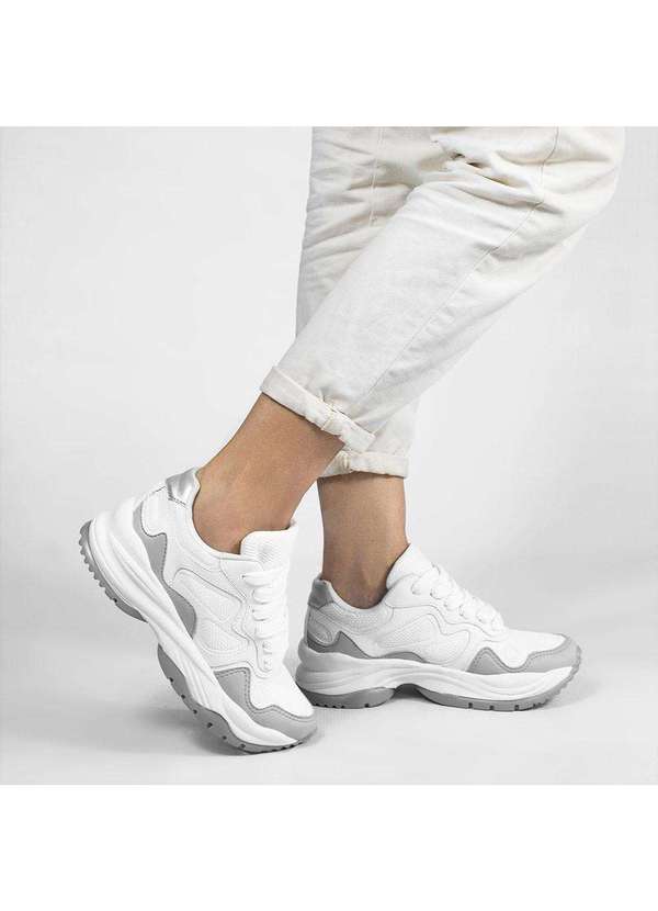 Zatta Calcados - Tenis Zatta Chunky Ravena Branco