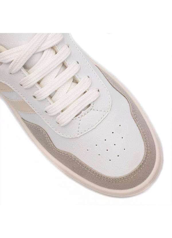 Zatta Calcados - Tenis Zatta Duas Listras Jaqueline Branco 4