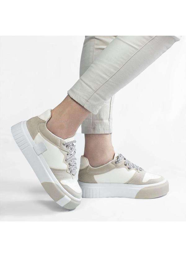 Zatta Calcados - Tenis Zatta Feminino Flatform Mavie Branco