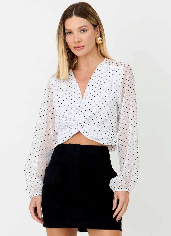 Ritmi Studio - Blusa Fluida Branco