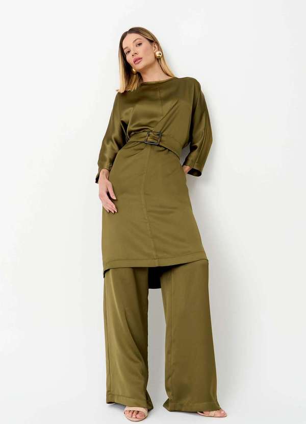 Ritmi Studio - Blusa Tunica Verde