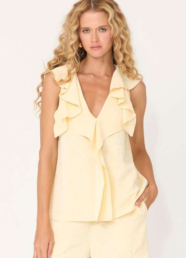 Ritmi Studio - Regata com Babados Amarelo