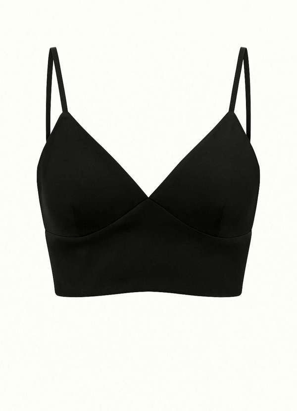 Ritmi Studio - Top Acetinado Preto