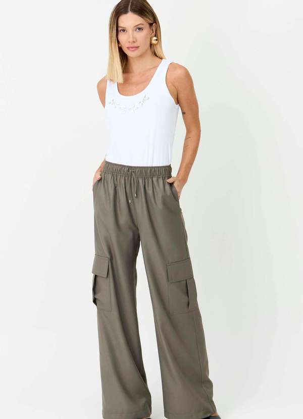 Ritmi Studio - Calca Cargo Verde