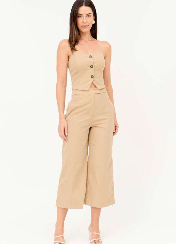 Ritmi Studio - Calca com Cos Transpassado Nude