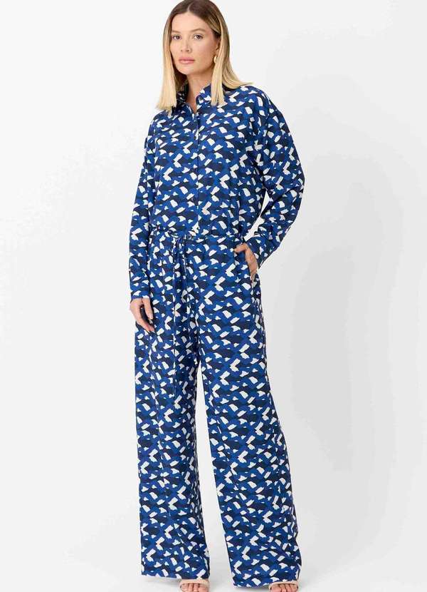 Ritmi Studio - Calca Estampada Azul