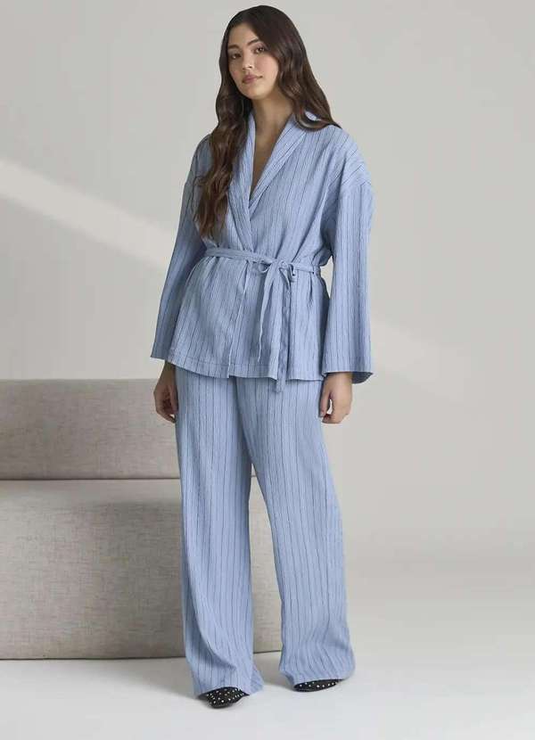 Ritmi Studio - Calca Pijama Azul