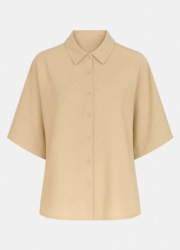 Ritmi Studio - Camisa Manga Curta Nude