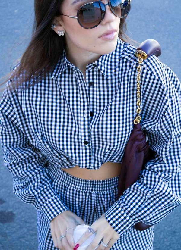 Ritmi Studio - Camisa Vichy Preto